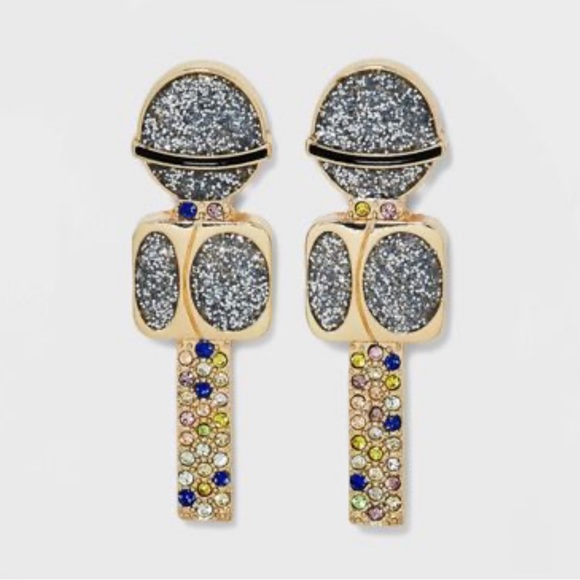 SugarFix by BaubleBar Drop The Mic Earrings - Picture 1 of 4